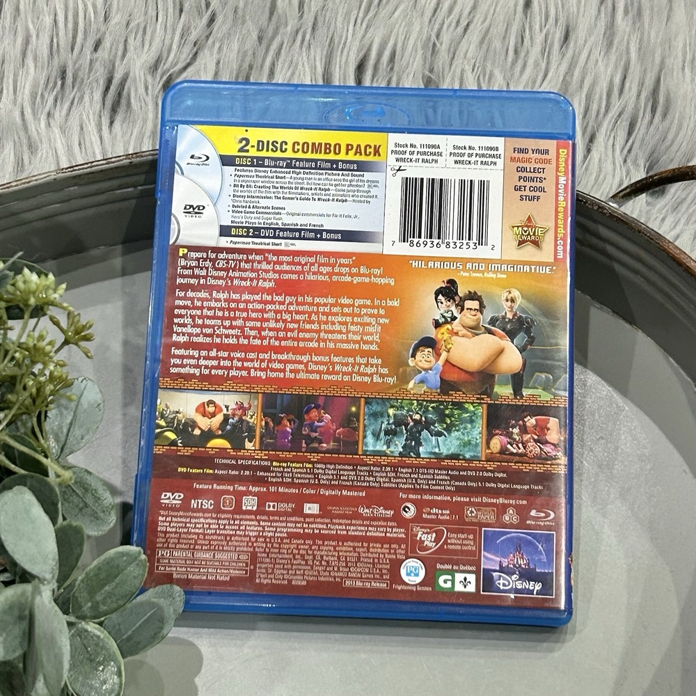 Wreck-It Ralph (Two-Disc Blu-ray/DVD Combo) - Picture 2 of 2